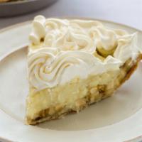 Banana Cream · This pie is built from the bottom up – we start with our flaky crust, add a layer of sliced ...
