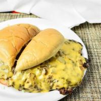 Big Daddy (1/2 Lb) · 1/2 lb Beef patty smothered with American cheese on a fresh toasted bun with your choice of ...