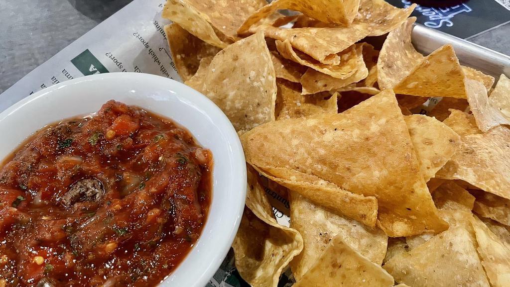 Chips With Queso & Salsa · 