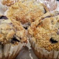 Muffin · Our made from scratch muffins baked at least daily! We rotate the flavors daily (always try ...