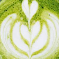 Matcha Latte · Steamed milk combined with Matcha Green Tea from Rishi