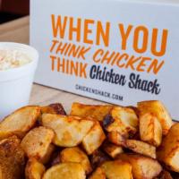 Wing Bucket · 30 wings dings served with two side dishes (shack potatoes, french fries, cole slaw, onion r...