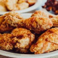 Super · 12 pieces of broasted chicken (three pieces of legs, three pieces of thighs, three pieces of...