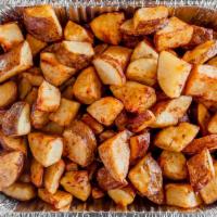 Pan Of Shack Potatoes · feeds 10-15 people