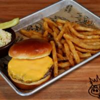 Build Your Own Burger · We start with 100 percent Angus beef brisket patty, and you do the rest. Served with fries, ...