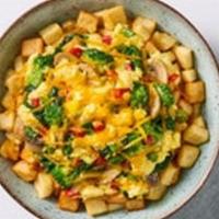Farmer'S Market Bowl · Need more veggies in your life? This bowl starts with seasoned country potatoes, then topped...