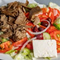 Greek Salad With Meat · 