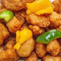 #6 Sweet & Sour Combination · Choice of Chicken or Pork. Served with (1) Egg Roll & Plain Fried Rice.

Sweet and sour sauc...