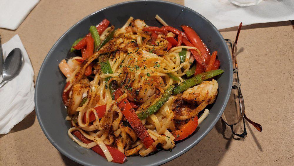 Sebastian'S Pasta - 2 Proteins · Lunch size pasta mixed with vegetables and choice of protein: chicken, shrimp, or sausage.