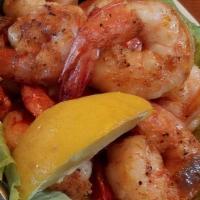 Shrimp Meal · Eight pieces of your choice of grilled or hand-breaded shrimp. Served with your choice of tw...