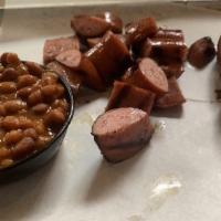 Sausage · Choices of polish, hot link, jalapeño-Cheddar, bratwurst, lava link, pork and venison. Two p...