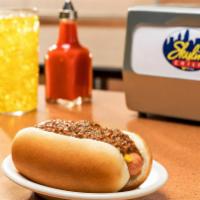 Regular Coney · Skyline's classic coney is a specially made hot dog in a steamed bun with mustard, covered w...