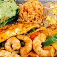 Fajitas Para Dos · Your choice of meat prepared with Acapulco's own recipe, served with rice, beans, guacamole,...