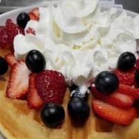 Fresh Berries Waffles · 