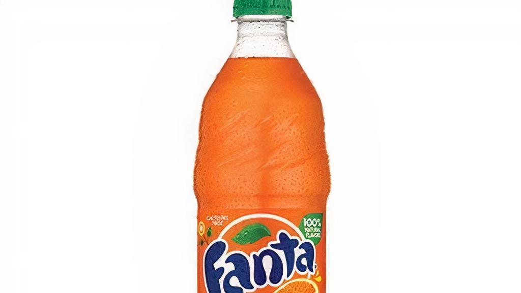 Orange Fanta · An iconic orange citrus flavor that is a true fan favorite.
