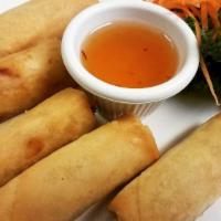 Vegetable Spring Roll · 5 pieces.