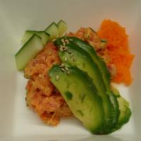 Spicy Tuna Salad · Spicy tuna with avocado and cucumber.