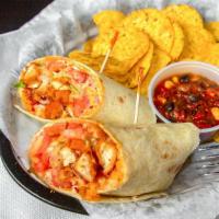 Southwest Wrap · Your choice of fried or grilled chicken, bacon, lettuce, tomato, onion, cheddar, and homemad...