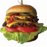 Stand-By Burger · Our new double stacked flat top grilled diner burger patties topped with 2 melty slices of A...