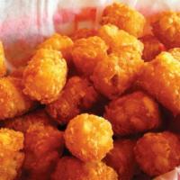 Tater Tots Half Order · Seasoned with our house fry seasoning.