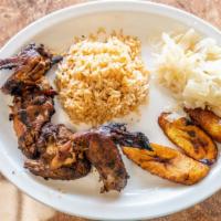Jerk Wings Meal · Spicy. Four to six whole wings marinated with spices native to Jamaica. Entree automatically...