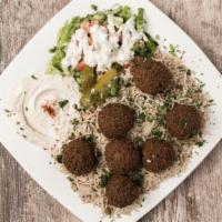 Falafel Plate · Falafel Plate served with your option of .. Click here