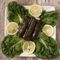 Grape Leaves · Little bites of heaven ! A great vegetarian appetizer made from tender vine leaves wrapped i...