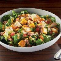 Our Burger Wahlbowl · 1/4 lb. burger, lettuce, tomatoes, onions, freshly toasted hamburger bun croutons, governmen...