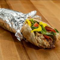 Detroit Shawarma · Grilled White Meat Chicken, Garlic, Pickles, Lettuce , Tomatoes and Pickled Cabbage. It real...