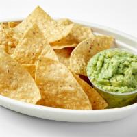 Guacamole & Chips · Fresh made guacamole served with our homemade tortilla chips.