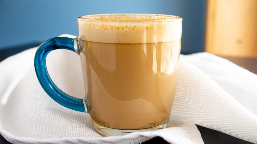 Latte · Espresso with steamed milk and optional flavor of choice.