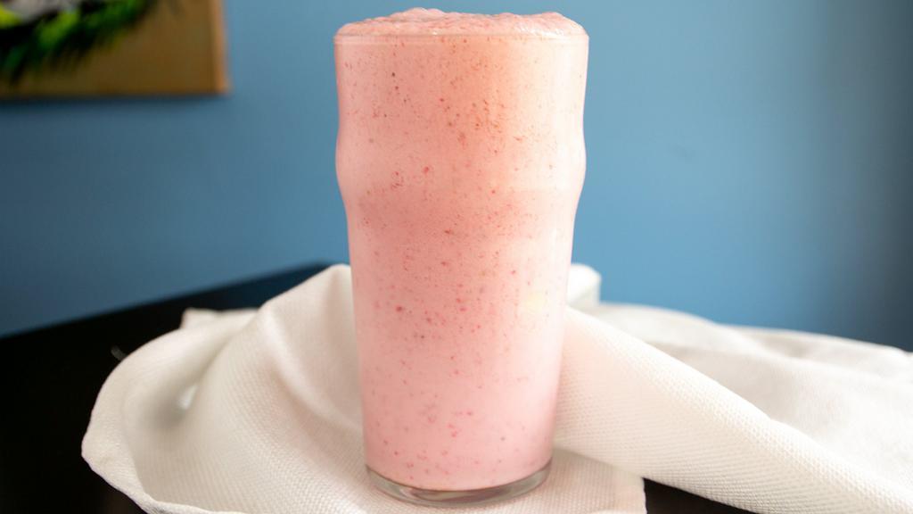 Smoothies (16Oz) · Whole fruit puree with no added sugar, a touch of milk, and fresh fruit.