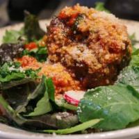 Meatball Salad · Italian salad and meatball.