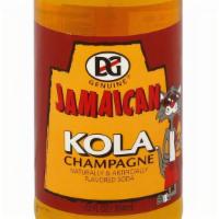 D&G Kola Champagne · Jamaican D&G soda in glass bottle.