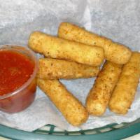 Mozzarella Cheese Sticks · with marinara sauce