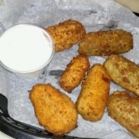 Jalapeno Poppers · with ranch dressing