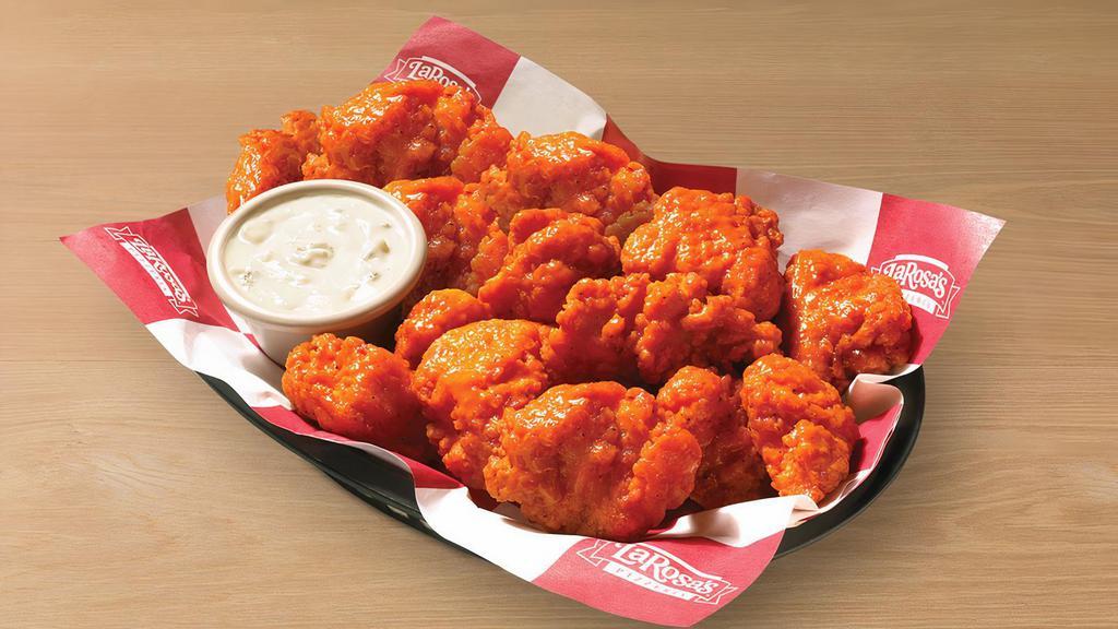 Boneless Wings · Tossed in your favorite wing sauce.