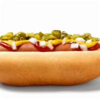 Hot Dog · Ketchup, Mustard and Grill Onions