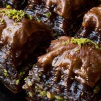 Chocolate Baklava · Inside has 9 pcs baklava