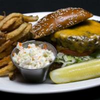 Thick Prime Angus Cheeseburger - Prime Burgers · Shredded lettuce, tomato