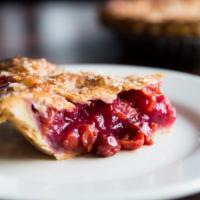Door County Cherry Pie · Whipped Cream