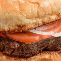 Hamburger · 100% all-beef patty.