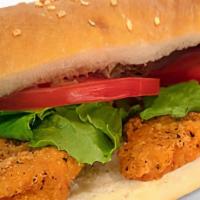Crispy Chicken (Regular) · Made with our chicken tenders, topped with lettuce, tomatoes and your choice of mayo or hone...