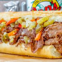 Super Beef · Our famous beef is piled high on this 9� of deliciousness. the daddy of all beef sandwiches,...