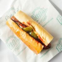 Italian Sausage · Chicago’s famous Italian sausage, cooked to perfection, right off the grill with natural au ...