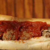 Meatball Sandwich · Comes plain with no red sauce, unless the red sauce option is selected.