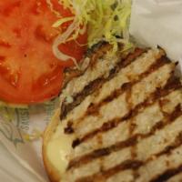 Grilled Chicken Breast · Our chicken breast is tenderized and seasoned, then grilled and served on your choice of a s...
