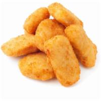 Chicken Nuggets · 9 pieces of Breaded and Fried Chicken Nuggets.