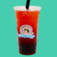 Dragon Fruit Bobba Iced Tea · with tapioca pearls<br /><br />*WARNING <br />Not to be consumed by children under 3 years o...
