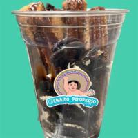 La Oreo - Churros · 4 Regular Churro sticks with chocolate syrup and Oreo crumbs